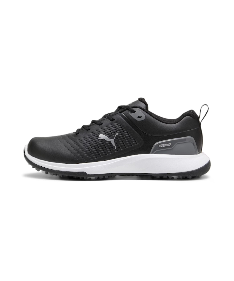 PUMA FUSION ゴルフシューズ ブラック ゴルフシューズ スパイクレス グリップフュージョン フレックス