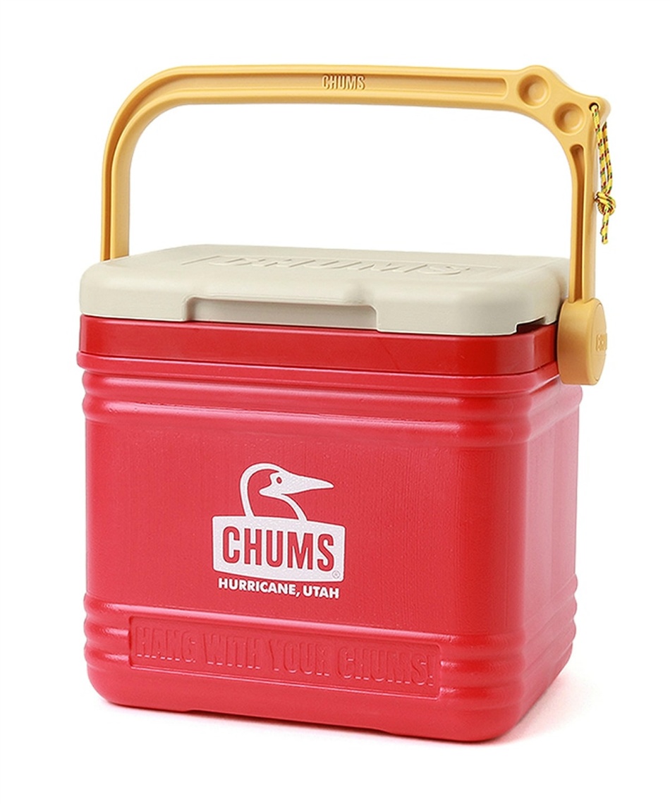 CHUMS - チャムス　 クーラーボックス レッド アウトドア　キャップ　バーベキュー　海 チャムス(CHUMS) クーラーボックス 9L キャンパークーラー CH62
