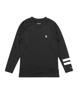 �l���|�C���g60pt �y���������z�n�[���[(HURLEY) ���b�V���K�[�h ���� �t�@���g�� ���b�V�� �u���b�N�p�[�e�B�[ �R���v���b�V���� �����O�X���[�u MSRG251003 �����Y BLK L