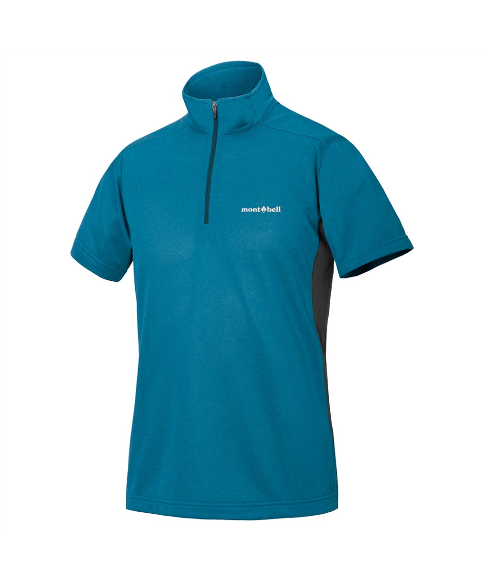 半袖シャツ ウイックロン ZEO ショートスリーブ ジップシャツ Men's