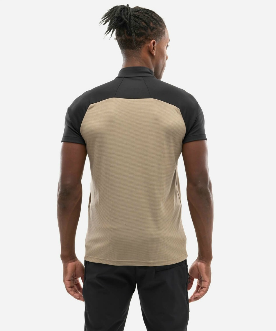 ミレー(MILLET) Tシャツ 半袖 カメット ジップTシャツ ショート