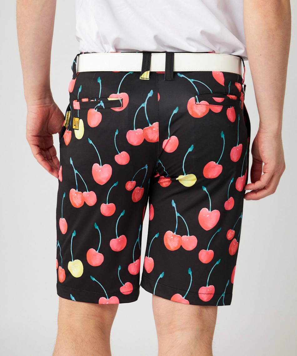 ゴルフウェア ショートパンツ エコベントメッシュ柄ショート