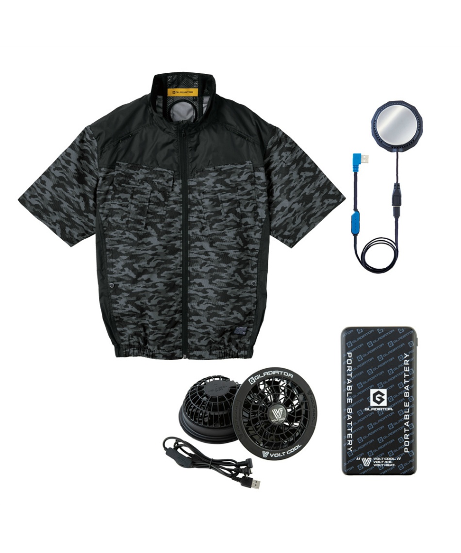 グラディエーター(GLADIATOR) 空調ウェア 半袖ブルゾン ボルト