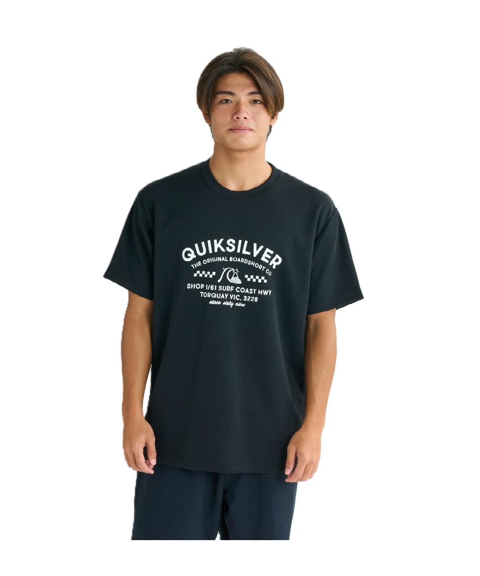 クイックシルバー(QUIKSILVER) ラッシュガード 半袖 BRICKS AND MORTAR