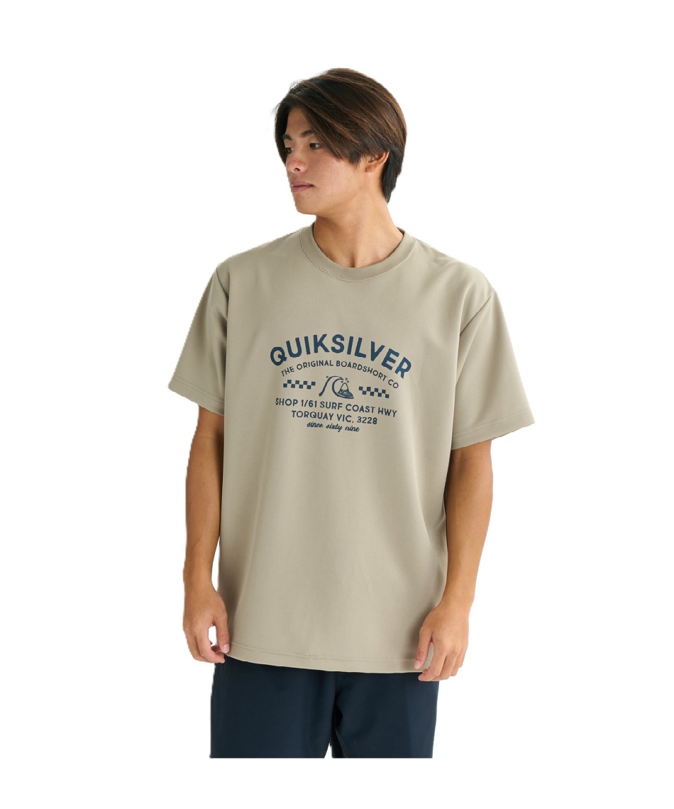 【美品】クイックシルバー　タッパー　半袖　M Quiksilver 25 QUIKSILVER クイックシルバー 長袖タッパー