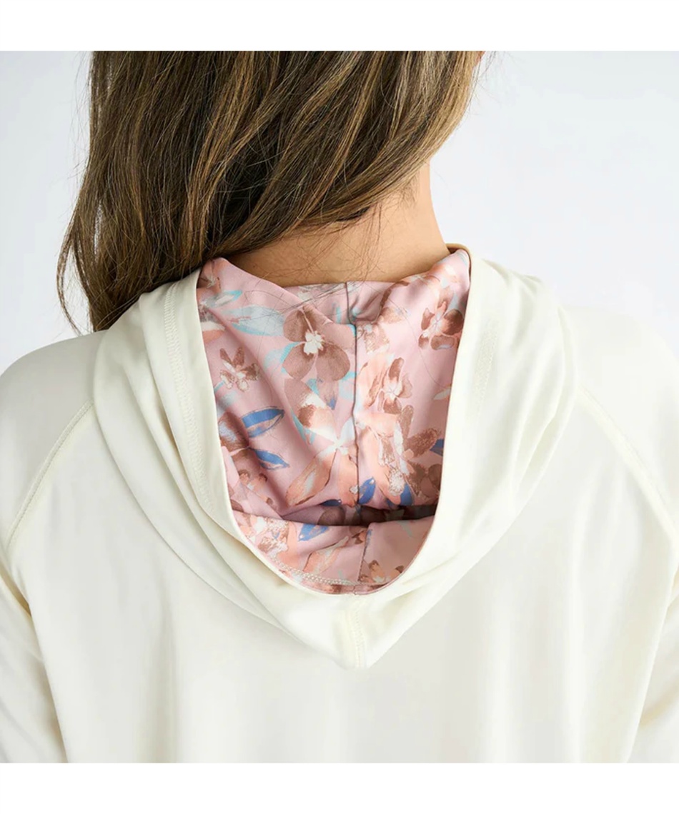 ロキシー(ROXY) ラッシュガード 長袖 ARTSY FLORAL LOGO PARKA