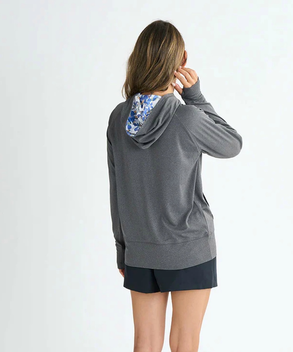 ロキシー(ROXY) ラッシュガード 長袖 ARTSY FLORAL LOGO PARKA