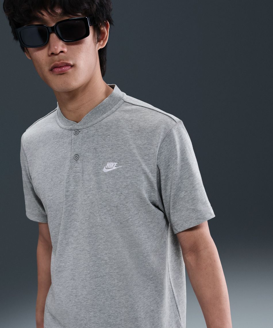 ナイキ(NIKE) Tシャツ 半袖 CLUB Tシャツ HENLEY HQ5975-063