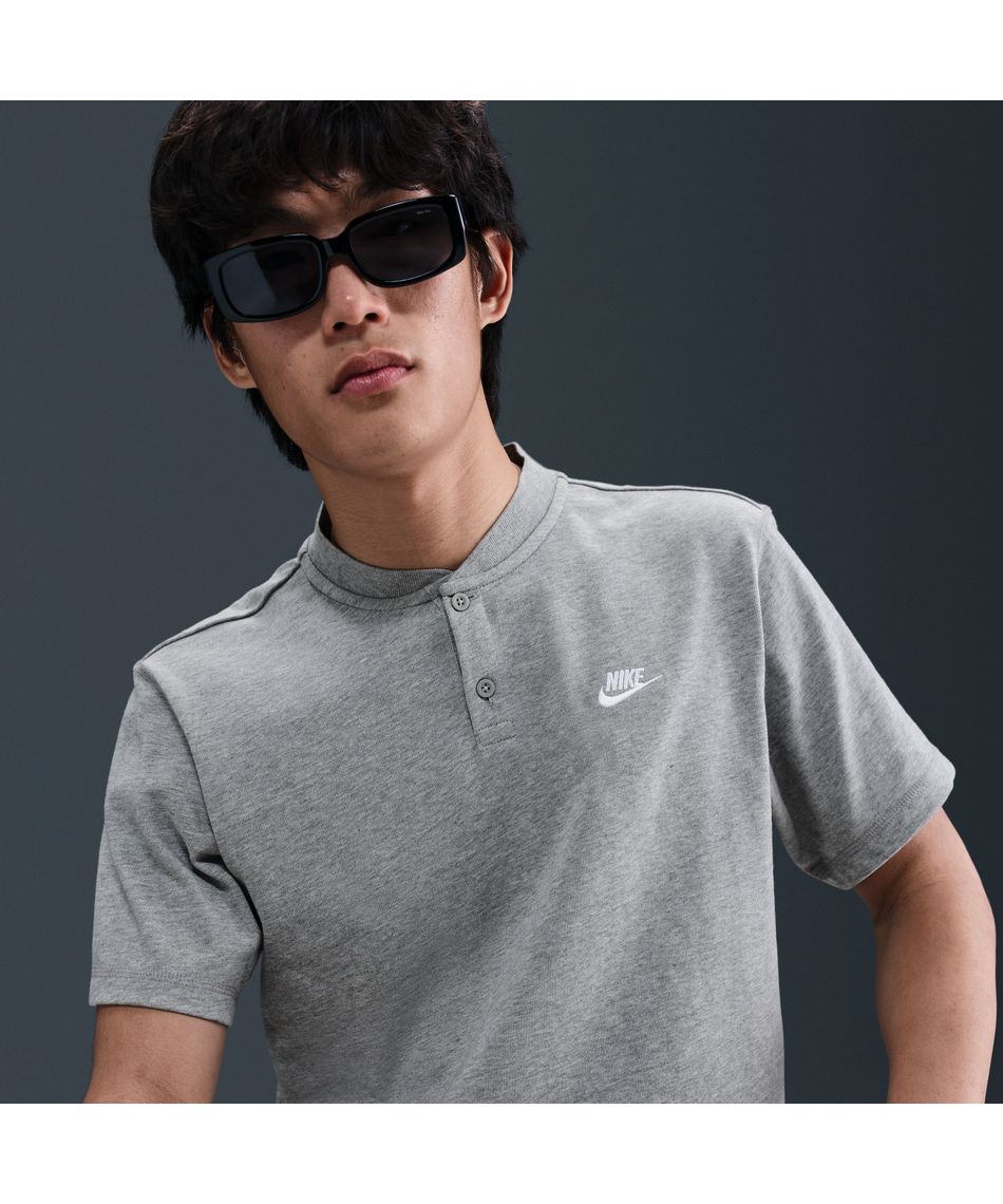 ナイキ(NIKE) Tシャツ 半袖 CLUB Tシャツ HENLEY HQ5975-063