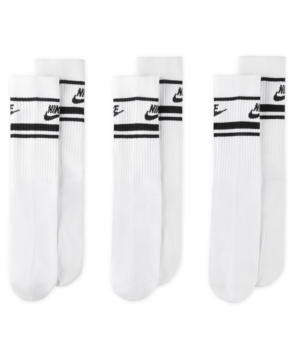 ハイソックス 3P ESSライン クルー ソックス DX5089-103 | スポーツ