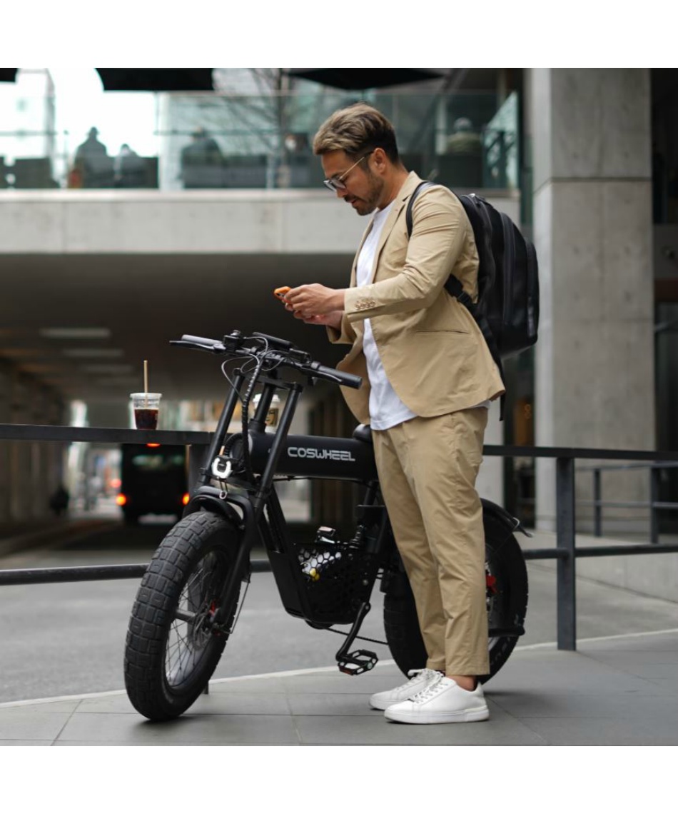 COSWHEEL 電動アシスト自転車 シルバー 電動アシスト自転車] COSWHEEL MIRAI GT プラチナシルバー｜EBIKE