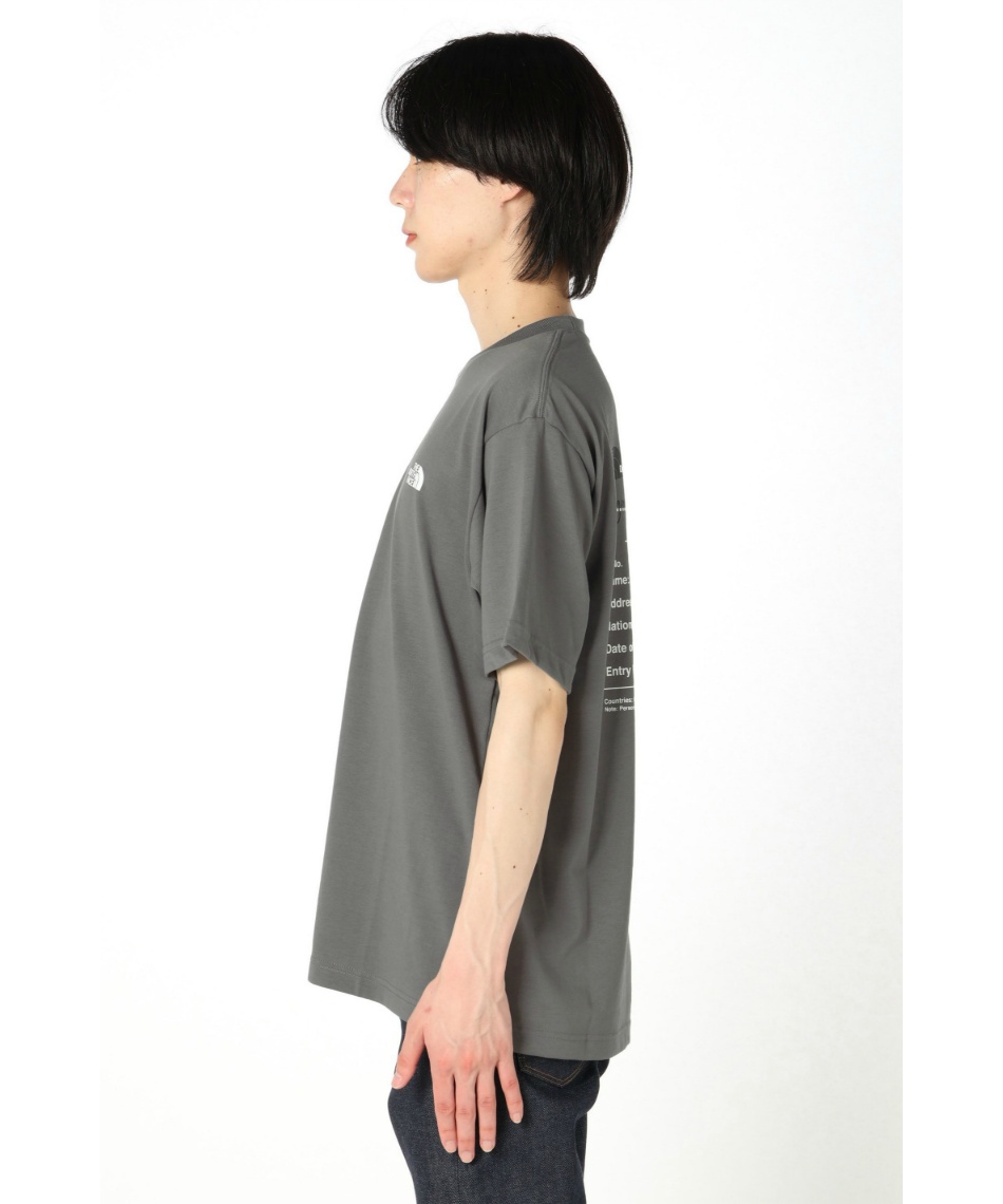 Tシャツ 半袖 ショートスリーブエントランスパーミッションティー ユニ