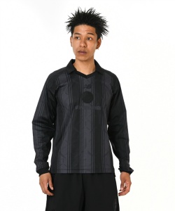 獲得ポイント59pt 34% OFF/SALE 【送料無料】ニューバランス(new balance) サッカーウェア プラクティスシャツ 長袖 BO グラフィック ポロシャツ L S AMT55252BK メンズ BK XL