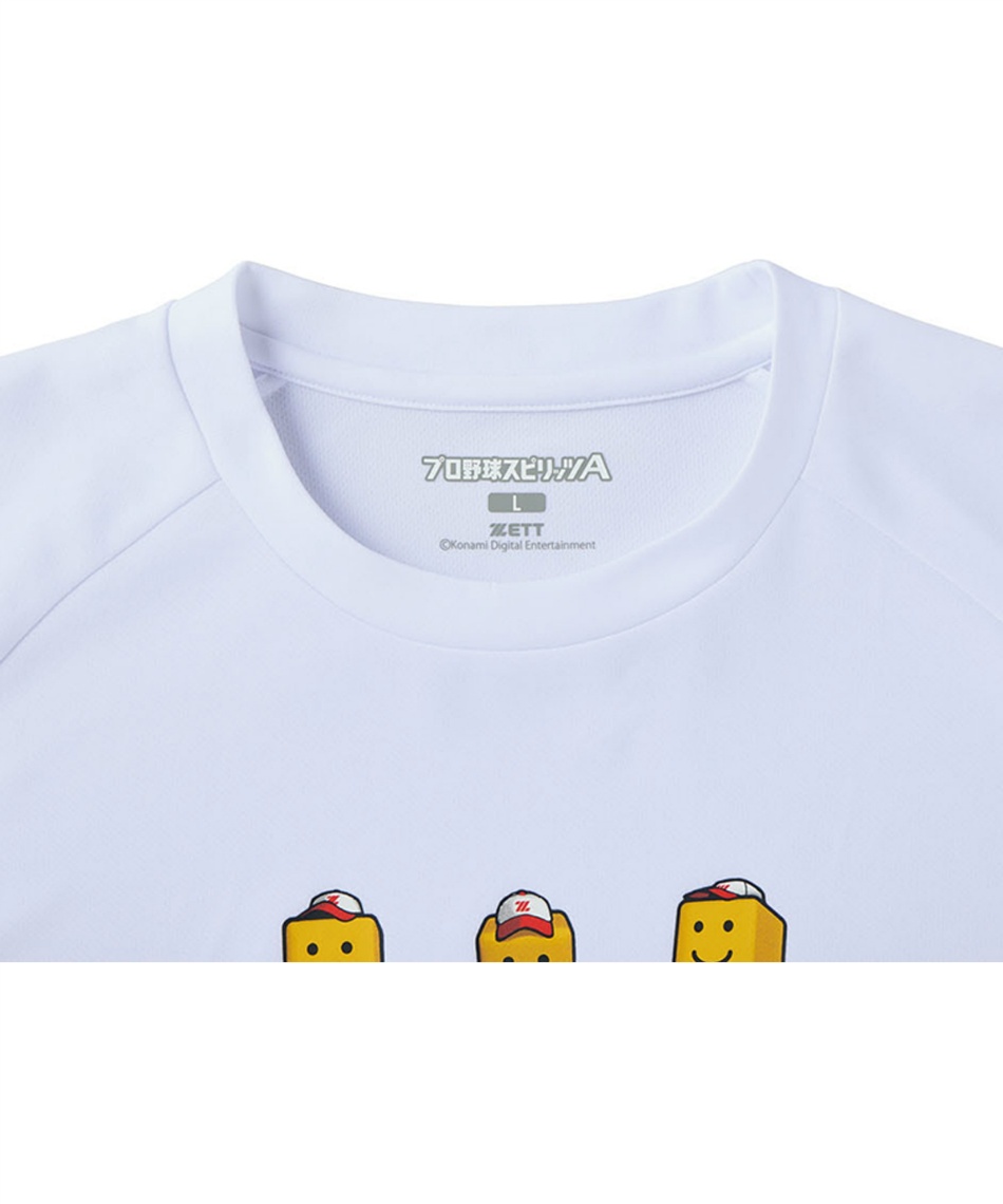 ゼット(ZETT) 野球ウェア 半袖Tシャツ プロスピA 調子君コラボTシャツ