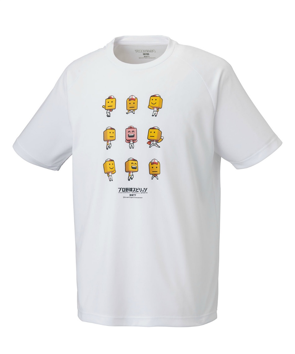 ゼット(ZETT) 野球ウェア 半袖Tシャツ プロスピA 調子君コラボTシャツ