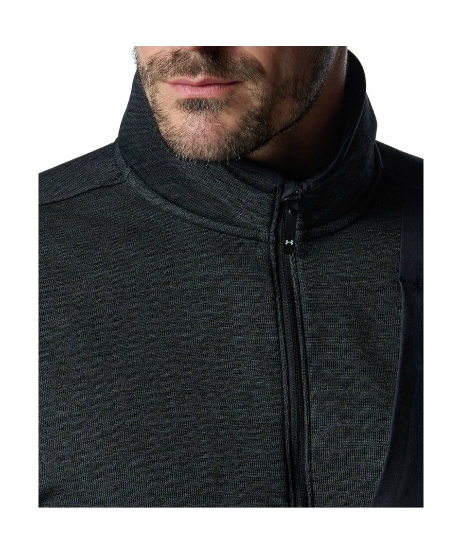 アンダーアーマー ゴルフウェア　スウェット　ジャケット　メンズ　Mサイズ 黒