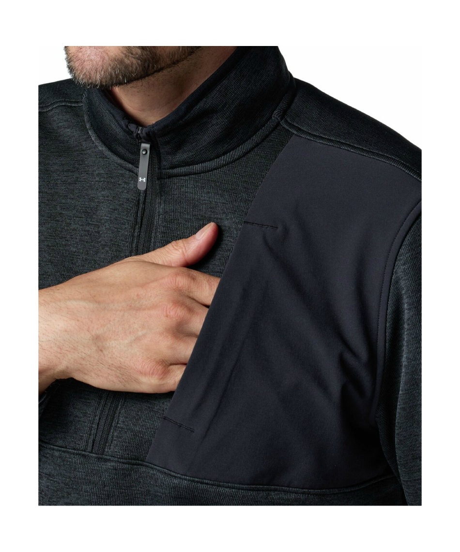 アンダーアーマー ゴルフウェア　スウェット　ジャケット　メンズ　Mサイズ 黒