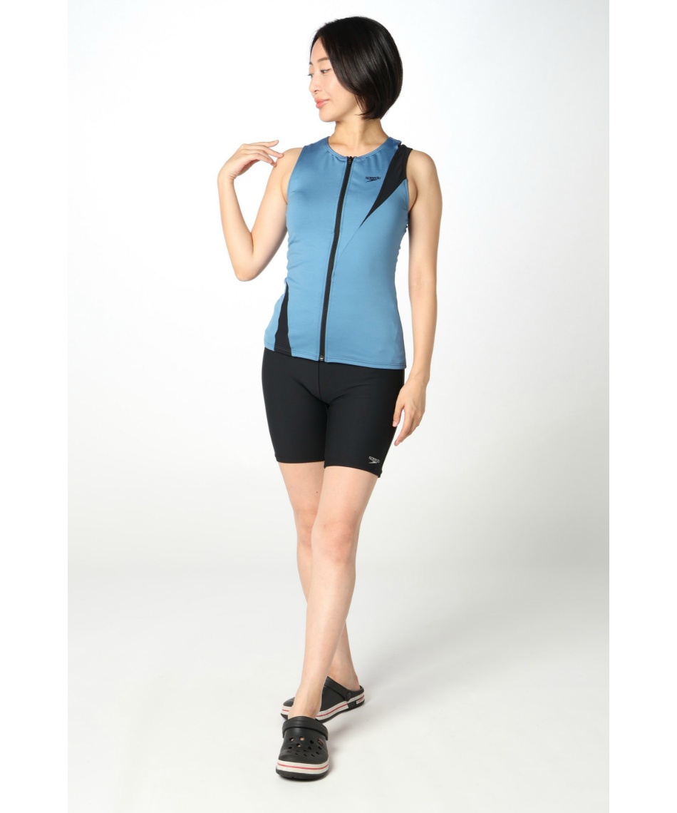 スピード(Speedo) フィットネス水着 セパレート Diagona Zip Pro