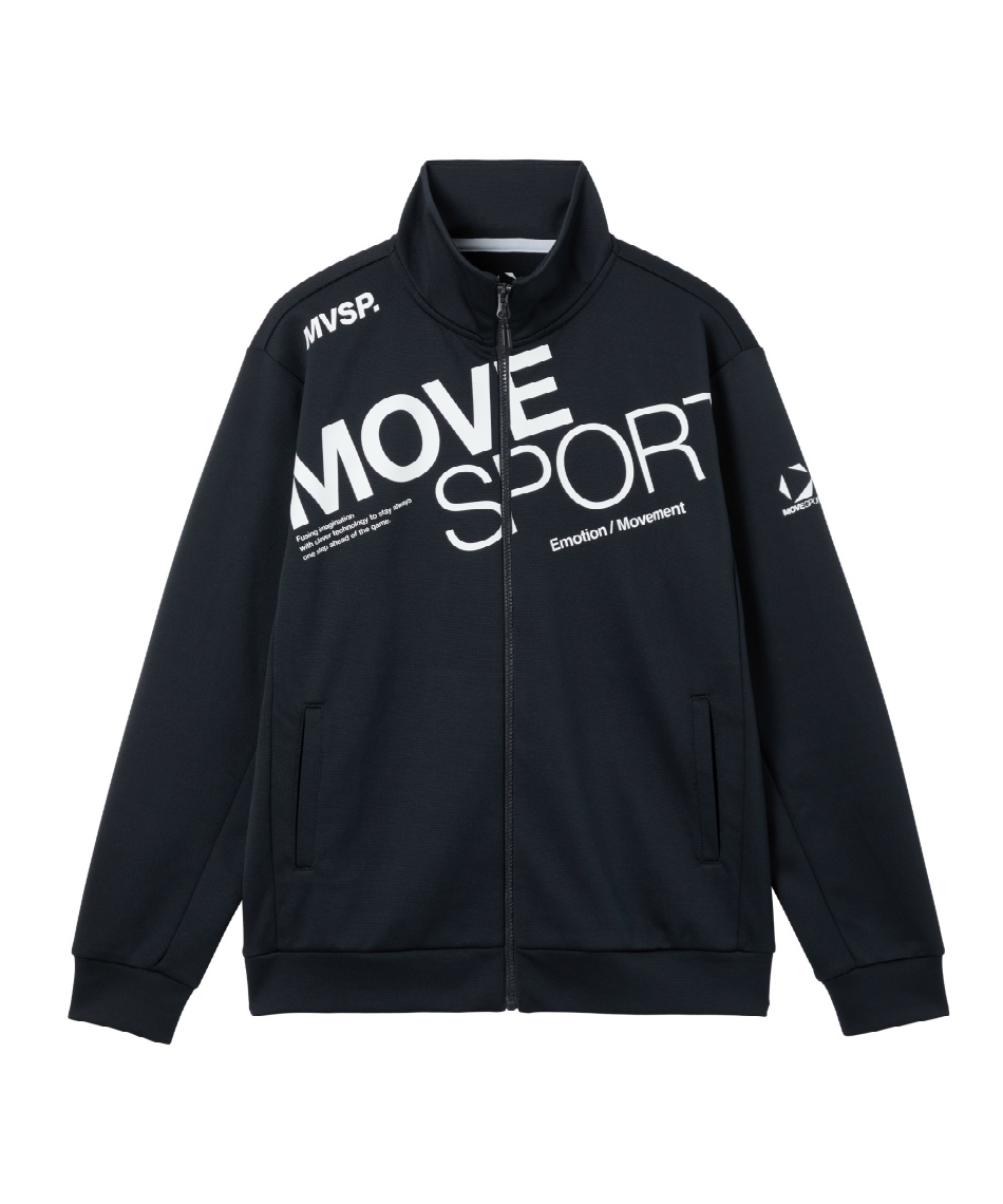 獲得ポイント74pt 24% OFF/SALE 【送料無料】ムーブスポーツ(MoveSport) スポーツウェア ジャージ ジャケット ACTIVE SUITS 鹿の子ジャージ ジャケット ST5FJG10M メンズ NV00 M