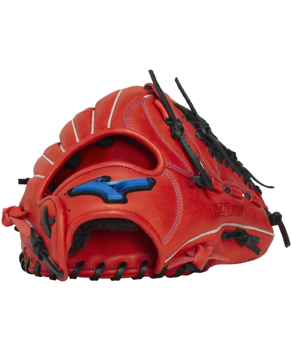 MIZUNO SELECT9 軟式オールラウンド用グローブ 青赤 MIZUNO（ミズノ） ジュニア軟式用WILLDRIVE Blue オールラウンド用