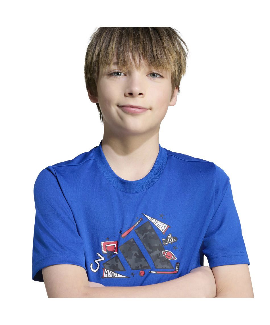Tシャツ 半袖 CLIMACOOL Camo Graphic T-Shirt Kids JV5183 JYD34