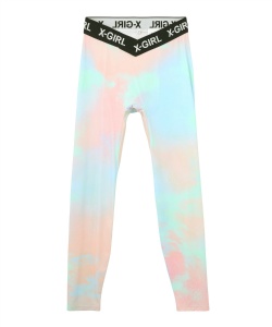 獲得ポイント80pt 【送料無料】エックスガール(X‐girl) ロングタイツ MARBLE柄 レギンス 155253031009 レディース MULTI L