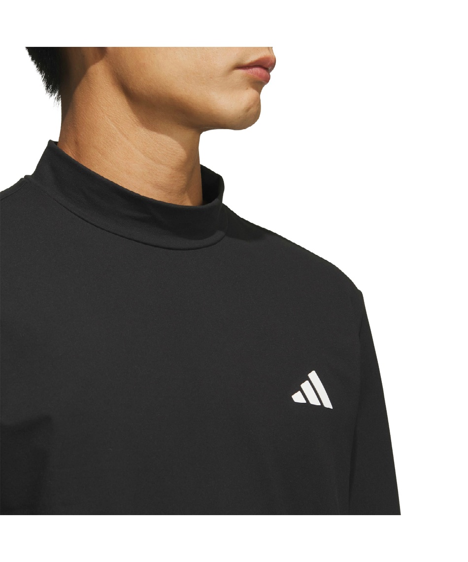 希少！！HaggJ⑧ ゴルフウェア　セットアップ　ブラック ロゴ入り長袖ウェア adidas（アディダス） ゴルフウェア 長袖シャツ メンズ バック