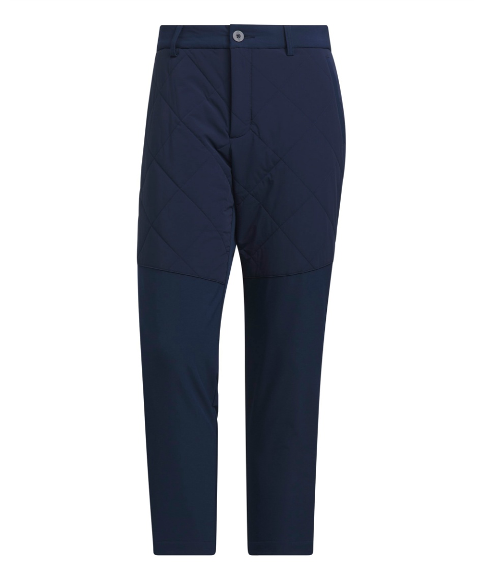 獲得ポイント140pt 【送料無料】アディダス(adidas) ゴルフウェア ロングパンツ EX STRETCH COLD .RDY 撥水 キルトコンビネーション ジョガーパンツ JVU89 メンズ カレッジネイビー J/82
