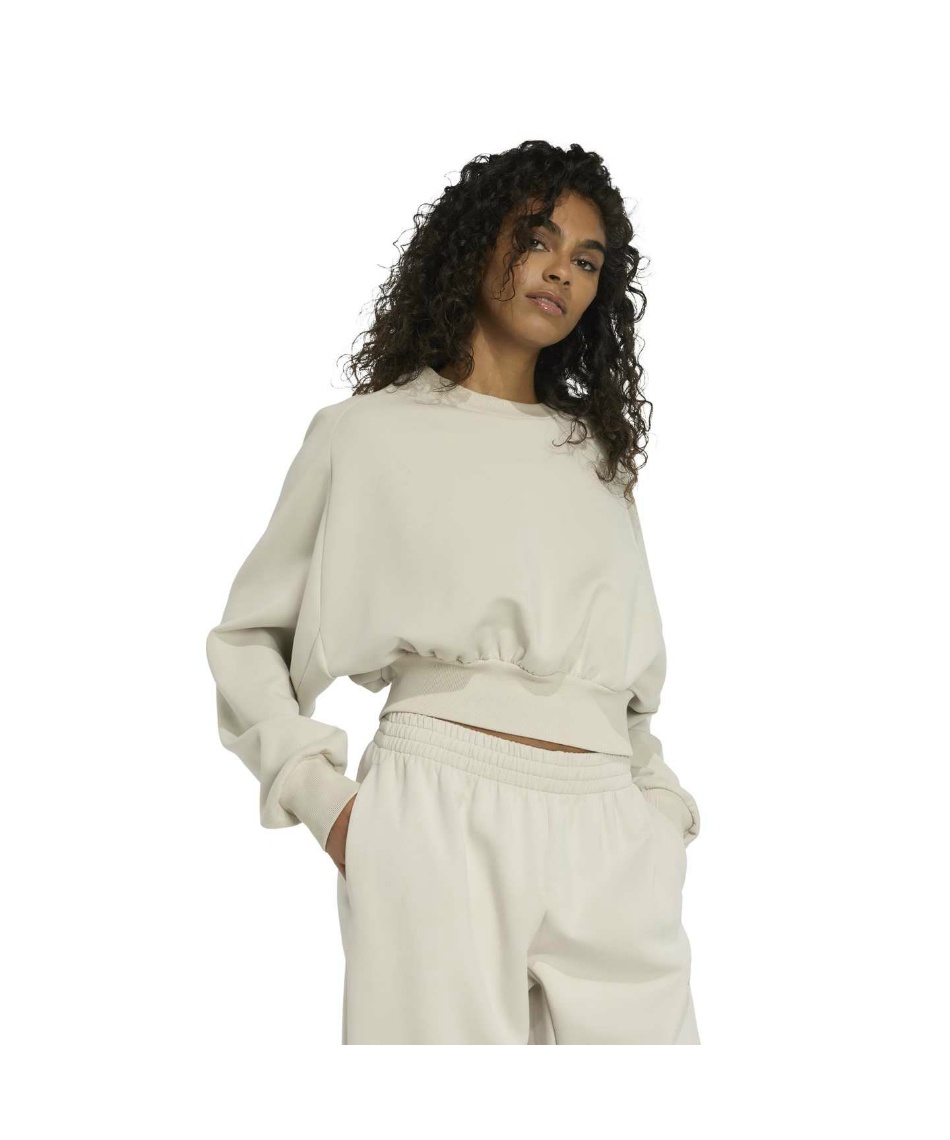 スウェットトレーナー ソフト ラックス ルーズ スウェットシャツ