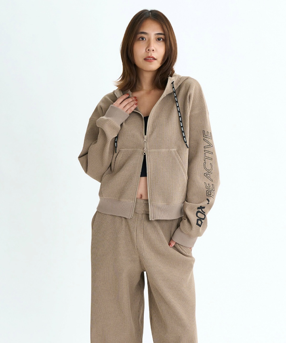 ロキシー(ROXY) スウェットパーカー F BE ACTV ワッフルFZHD RZP254514