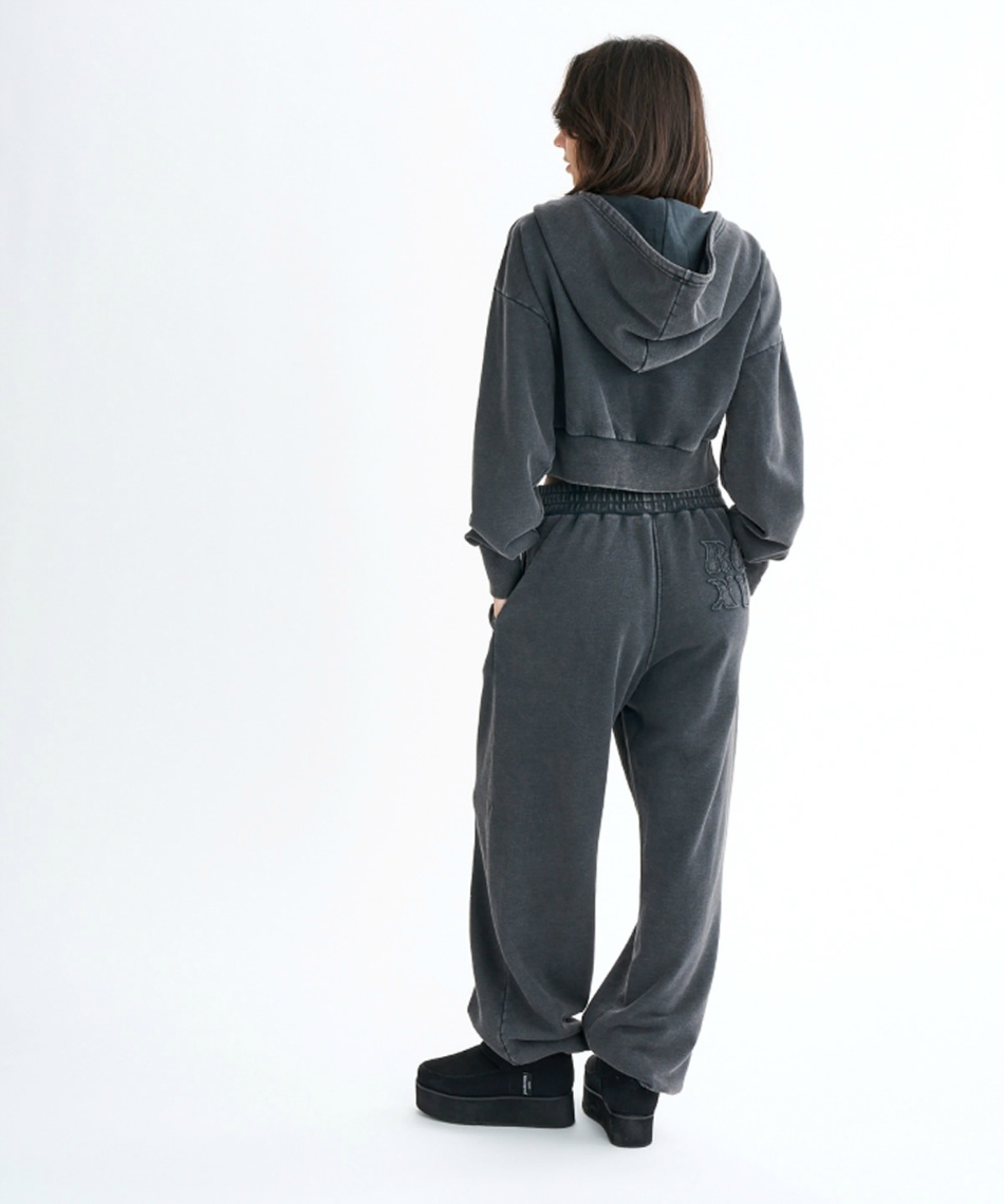 ロキシー(ROXY) スウェットパーカー YOLO ウォッシュ 裏毛FZHD