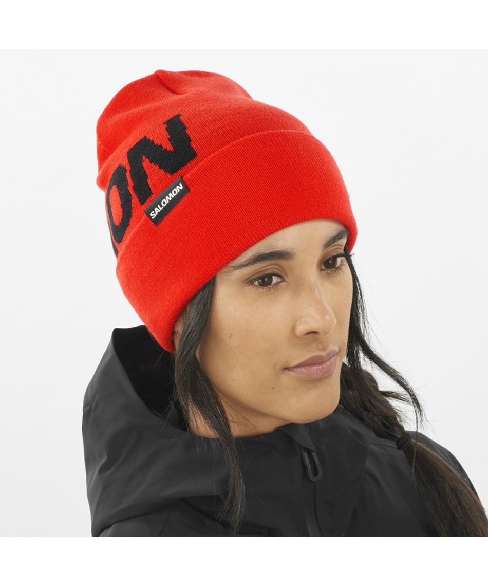 サロモン(SALOMON) ニット帽 HERMITAGE BEANIE エルミタージュビーニー