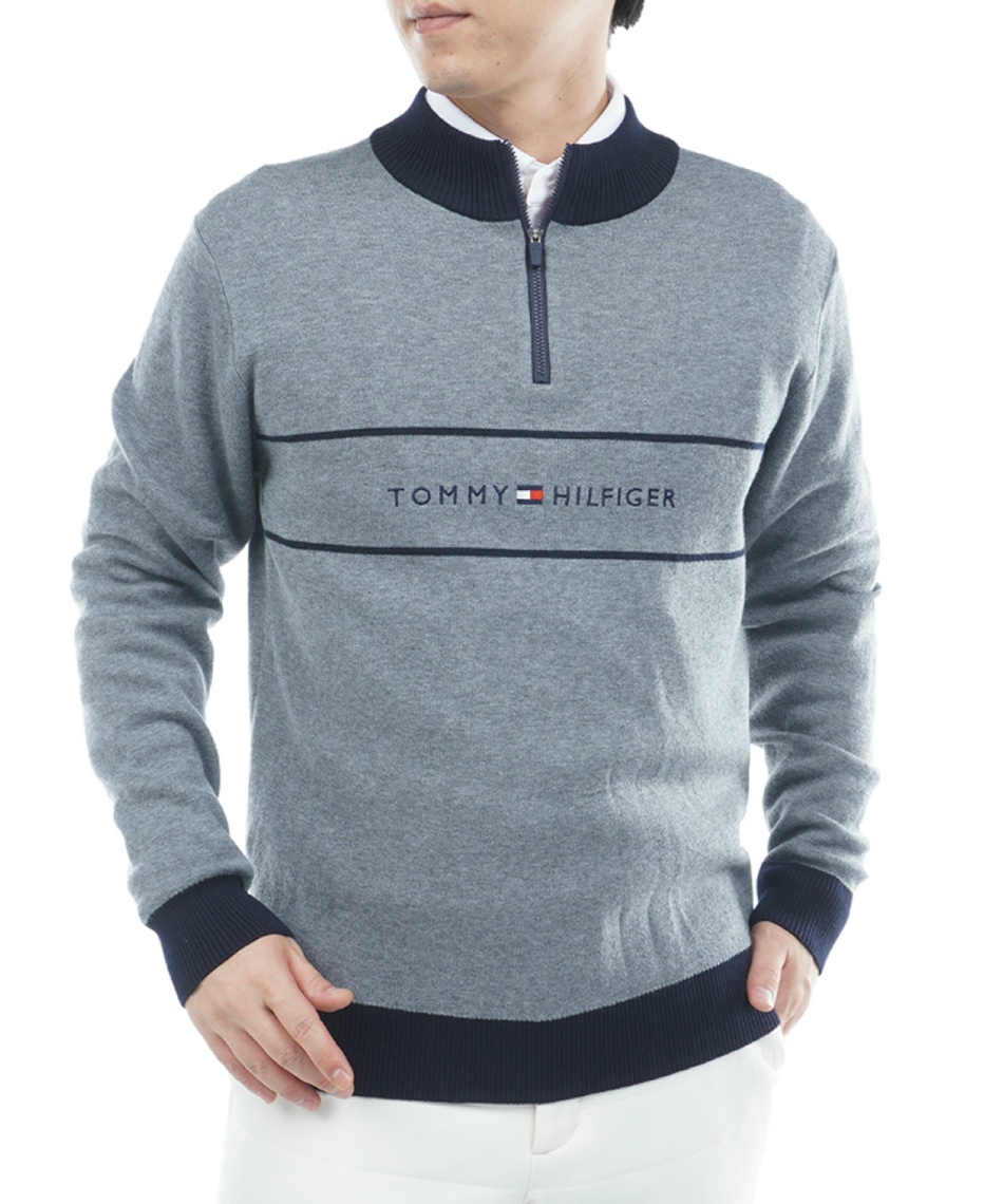 l|Cg175pt yzg~[qtBK[St(TOMMY HILFIGER GOLF) StEFA Z[^[ tgS n[tZIPbNlbNjbg THMA587 y2025NH~fz Y 19GRY L