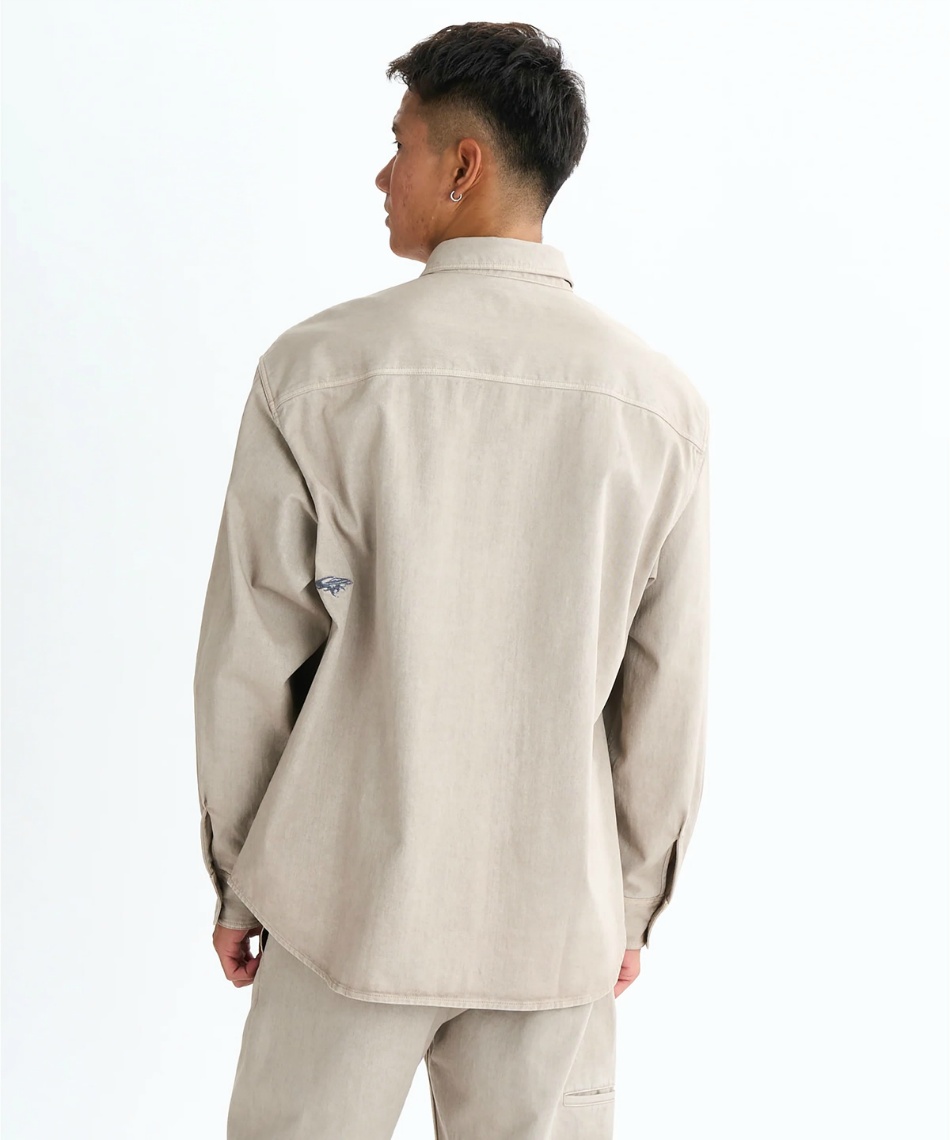 クイックシルバー(QUIKSILVER) 長袖シャツ CHINO WASH SHIRT シャツ