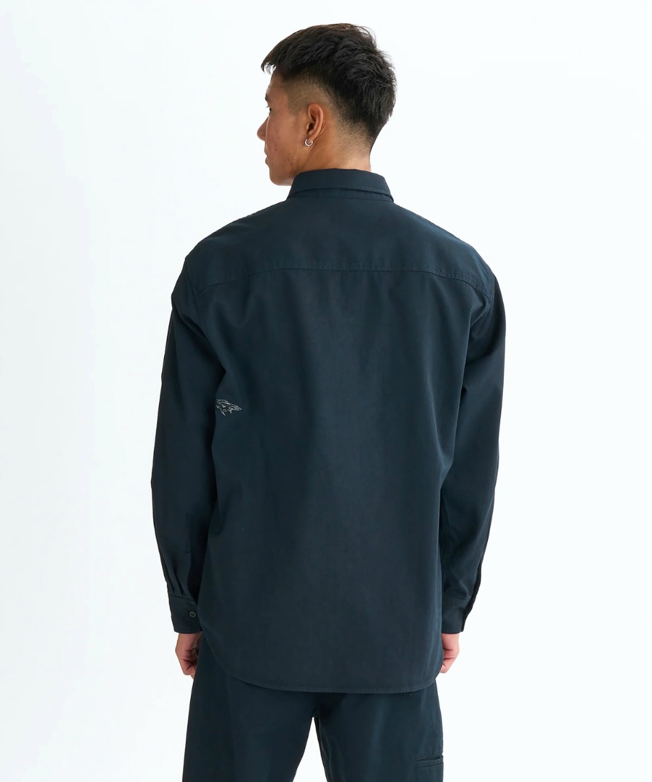 クイックシルバー(QUIKSILVER) 長袖シャツ CHINO WASH SHIRT シャツ