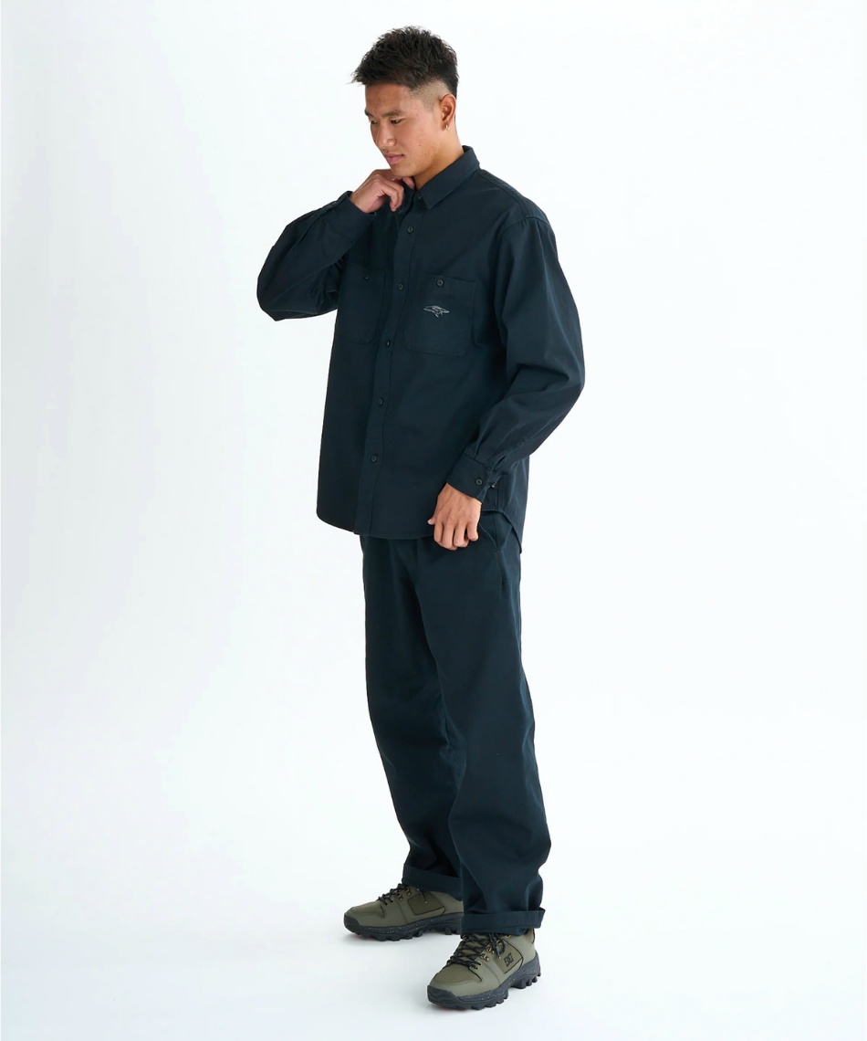 クイックシルバー(QUIKSILVER) 長袖シャツ CHINO WASH SHIRT シャツ