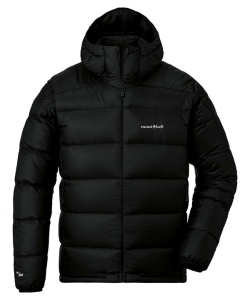 ダウンジャケット ライトアルパインダウン パーカ 1101606-BK