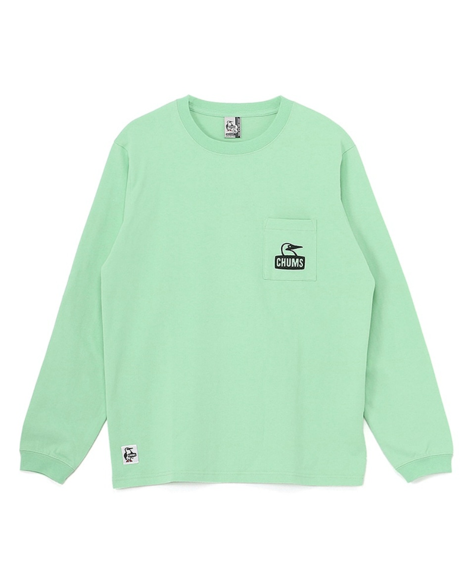 ちゃ チャムス(CHUMS) Tシャツ 長袖 ブービーフェイスポケットブラッシュド