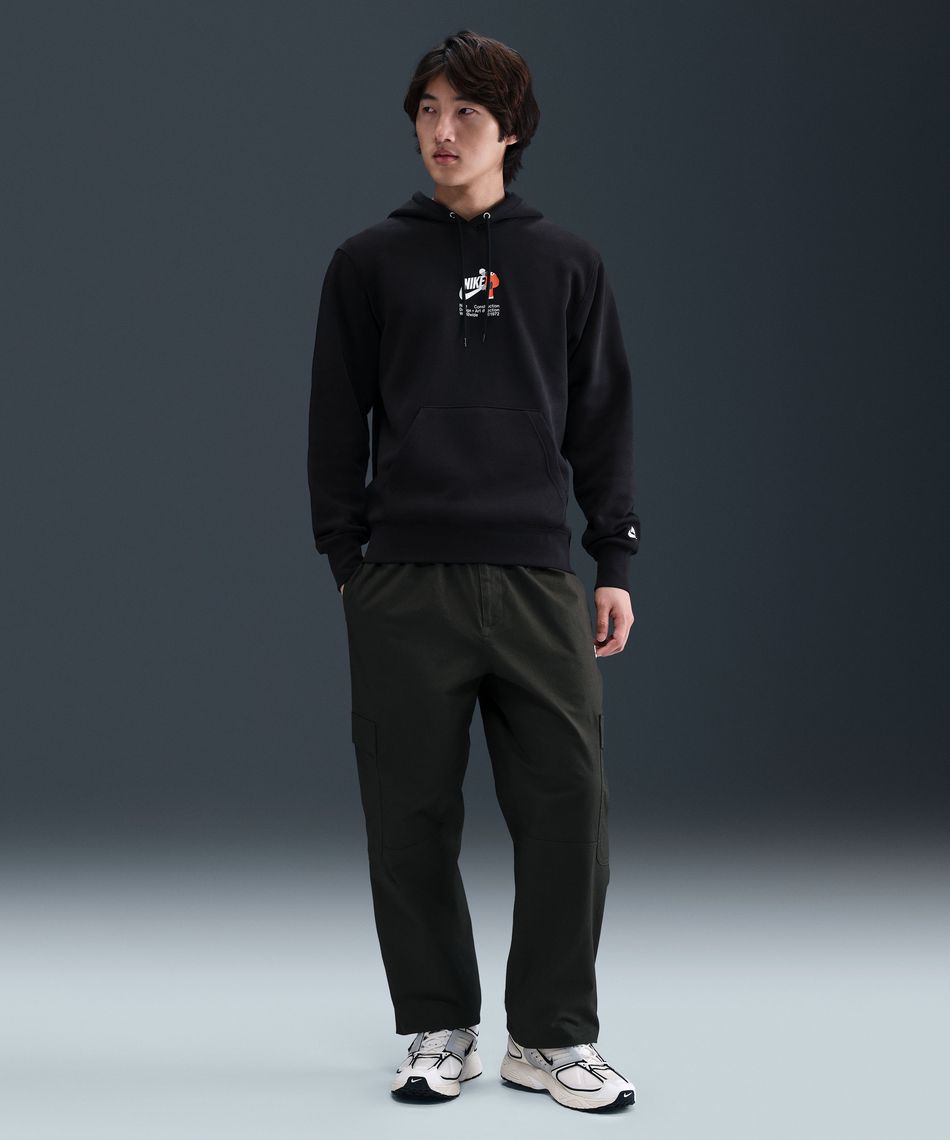 ナイキ(NIKE) スウェットパーカー CLUB 裏起毛フードスウェット BL