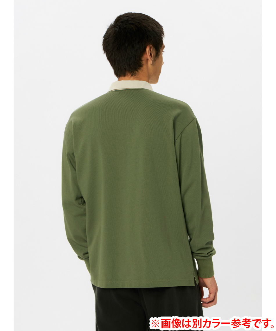 カンタベリー(CANTERBURY) ポロシャツ 長袖 ソリッドカラー ラグビー