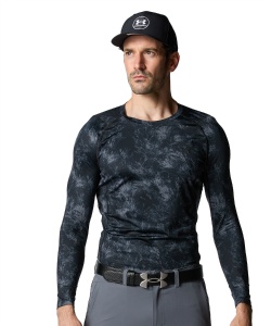 �l���|�C���g705pt 11% OFF�^SALE �y���������z�A���_�[�A�[�}�[(UNDER ARMOUR) �S���t �A���_�[�E�F�A ���� UA HEATGEAR FITTED NOVELTY CREW NECK SHIRT 6012522-001 �y2026�N�t�ă��f���z �����Y 001 SM
