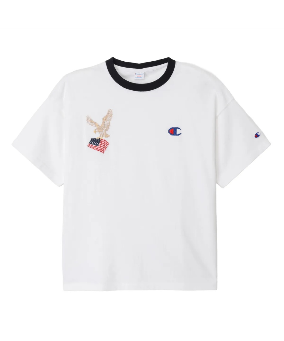 �l���|�C���g765pt 25% OFF�^SALE �y���������z�`�����s�I��(Champion) T�V���c ���� �V���[�g�X���[�uT�V���c C3-D314 �����Y 020 L