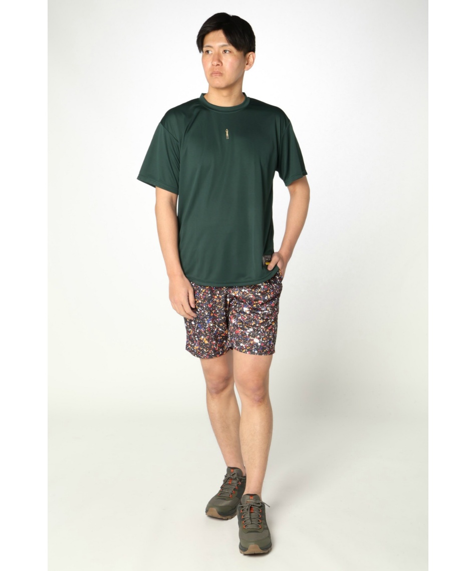 バスケットボール ハーフパンツ スプラッシュペイント総柄パンツ