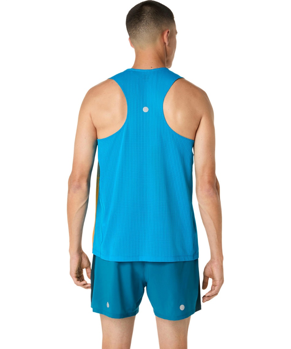1500円　西行 アシックス(asics) ランニングウェア Tシャツ ノースリーブ ROAD