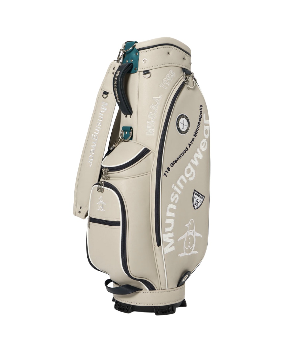 マンシング(Munsingwear) キャディバッグ 9.0 カーブロゴキャディ