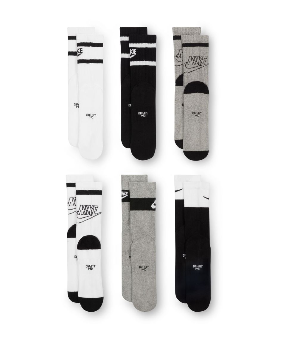 ソックス 6Pラインクルーソックス CK7302-901 | スポーツ用品なら
