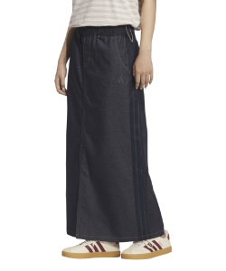�l���|�C���g90pt �y���������z�A�f�B�_�X(adidas) �����O�p���c STADIUM CHROME DENIM LOOSE FIT SKIRT KF8216 DK592 ���f�B�[�X NV M