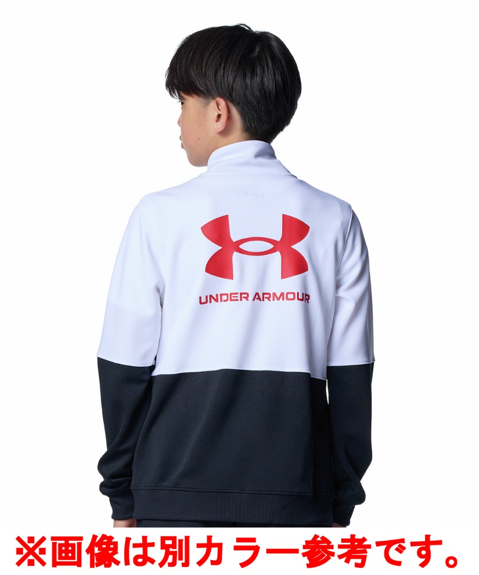 ジャージ上下セット UA COLORBLOCK BIG LOGO TRACKSUIT 6012490-410