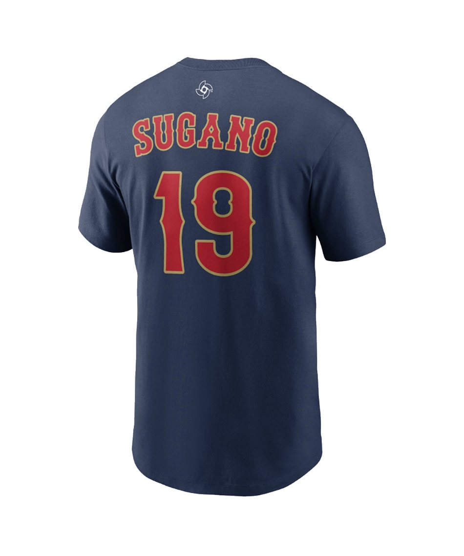 L 2026 WBC 菅野智之　チーム着用レプリカTシャツ ユニフォーム 野球ウェア 半袖Tシャツ WBC 2026 Japan ネーム&ナンバーTシャツ 19