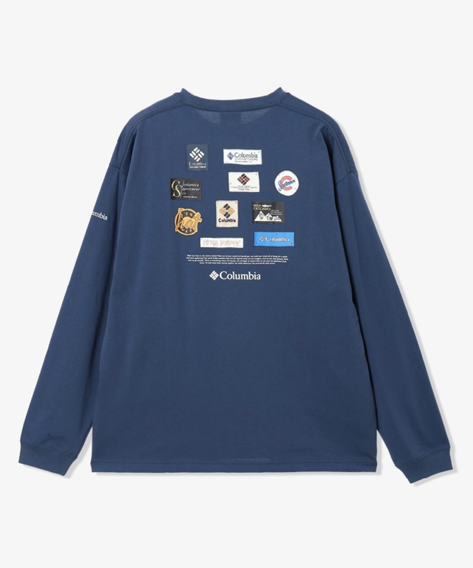 コロンビア(Columbia) Tシャツ 長袖 スタックブルックグラフィック